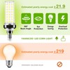 FanNicoo E12 LED Bulb, 6pcs 20W LED Corn Light Bulb