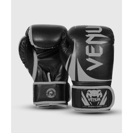 Venum Challenger 2.0 Boxing Gloves - Black/Grey - Size: 10 oz