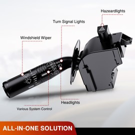 Nilight Turn Signal Switch Compatible with 2003 2004 2005 2006 Ford Expedition 2002-2005 Ford Explorer 2002-2005 Mercury Mountaineer Blinker Windshield Wiper Dimmer Lever Switch