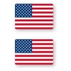 Reflective Sticker Workshop Flag Sticker (USA) (SS) 2 Pack Retroreflective,