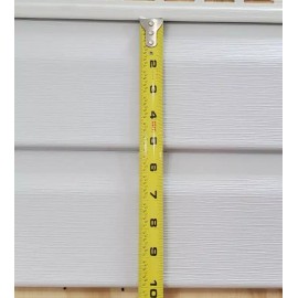 Unbranded Ring Wired Doorbell Plus Dutch Lap 5" Siding Mounting Bracket Wedge UV Resistant - Black