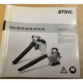 Manual Stihl BG55,65, 85, SH55, 85 LEAF BLOWER instruction manual