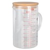 Glass Measuring Cup V Shaped Nozzle Clear Scale Comfortable Grip