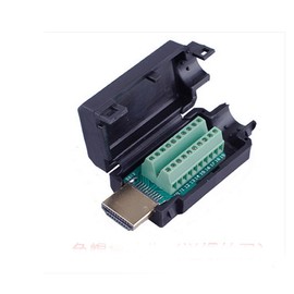Winwill HDMI Adapter signals Terminal Breakout Plastic/Metal Cover Terminal Breakout Board Connector