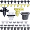 Rexka 45pcs Wheel Well Opening Moulding Clips Fender Flare Retainer Grommets Kit for Nissan Infiniti Armade Juke Murano Rogue QX56 QX80 01553-09321 76882-JG10A 76847-JG00A 76848-JG00A 01553-09321