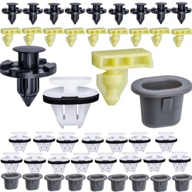 Rexka 45pcs Wheel Well Opening Moulding Clips Fender Flare Retainer Grommets Kit for Nissan Infiniti Armade Juke Murano Rogue QX56 QX80 01553-09321 76882-JG10A 76847-JG00A 76848-JG00A 01553-09321