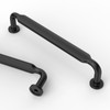 Asidrama 10 Pack 5 Inch(128mm) Matte Black Kitchen Cabinet Handles,