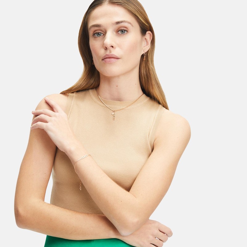 Tamaris TJ Drop Earrings, Stainless Steel, no gem