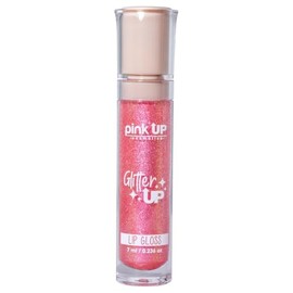 PINK UP  Glitter Up  Gloss  Labial  Brillo hidratante  Efecto Húmedo  Con glitter para labios  Glitters de larga duración  Acabado tornasol y...      