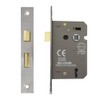 3 Lever Polished Chrome Mortice Sashlock 65mm, Door Lock with
