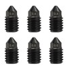 Nssnlur Pack of 6 hardened steel nozzle for Bambulab X1/X1C/X1E/P1P/P1S,