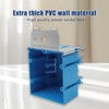 XGGYA 2 Gang Electrical Box Adjustable,Blue Electrical Boxes Plastic,34 Cubic