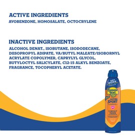 Banana Boat Ultra Sport Reef Friendly Sunscreen Spray, Broad Spectrum SPF 50, 9.5 Ounces