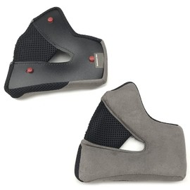 BELL MX-9 Adventure Cheek Pads Set Dual Sport Motorcycle Helmet Accessories - Black / 35MM