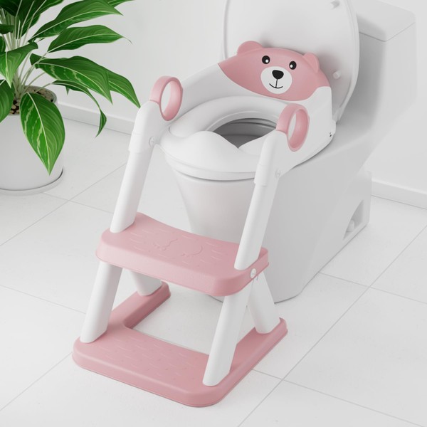 Training Toilet Ladder, Multi-Use, Convenient and Suitable for Most Situations，Girls,