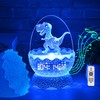 Cute Dinosaur Egg Alarm Clock/Digital Clock/Night Light/Music & White Noise