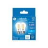 GE Refresh 2-Pack 60 W Equivalent Dimmable Daylight A15 LED