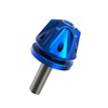 PJMTCUSTOM Blue Aluminum Rear Fender Sole Seat Bolt Hardware Screws