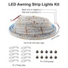 TEKSHINNY RV Underglow Led Light Kit, 12V 16.4FT RV Awning