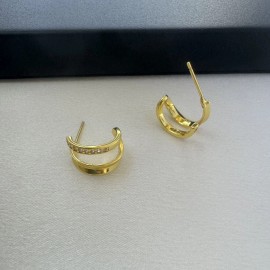 Unbranded Elegant Geometric C Shape Stud Earrings for Women