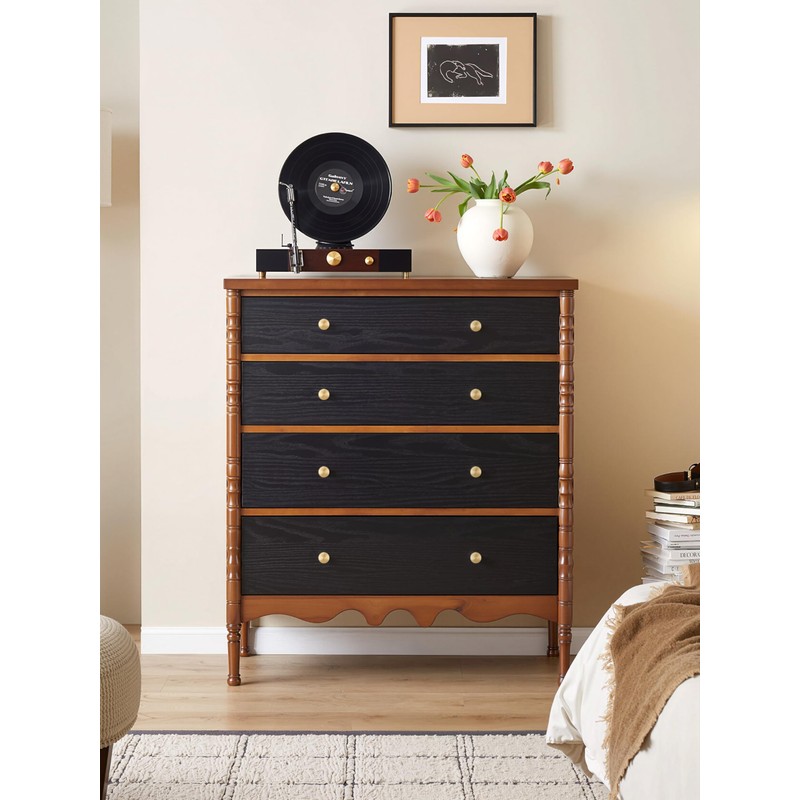 RZDEAL 1 Inch Gold Ball Cabinet Knobs Solid Brass Kitchen