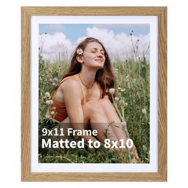 EYMPEU Oak MDF 9x11 Frame - 8x10 Opening​​
