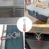 6 PCS Heavy Duty Metal Toggle Latches – Adjustable Spring