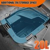 CUSAUTV Underseat Storage Box Compatible with 2017-2023 Honda Pioneer 1000