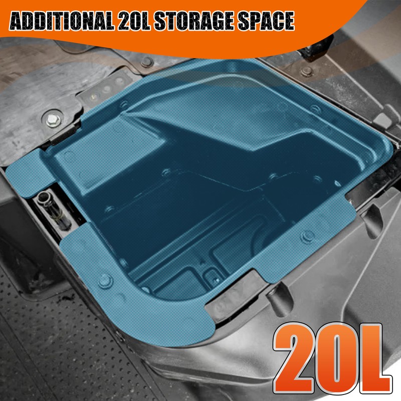 CUSAUTV Underseat Storage Box Compatible with 2017-2023 Honda Pioneer 1000