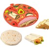 Roti Maker and Tortilla Warmer for Mess-Free Rolling 12 Inch