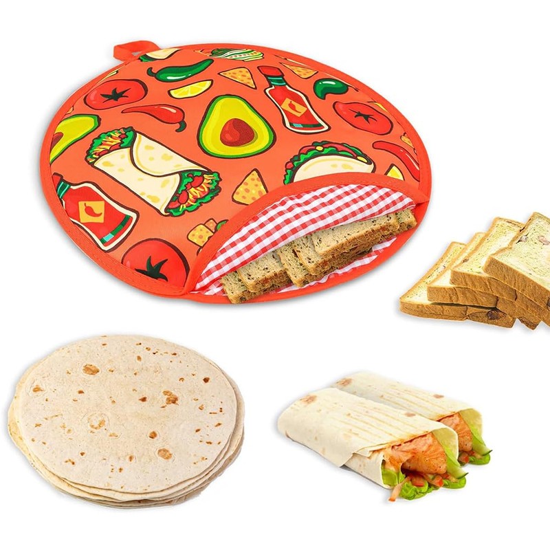 Roti Maker and Tortilla Warmer for Mess-Free Rolling 12 Inch