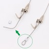 INIBUD Picture Rail, Wire Hooks, Set of 10, Stainless Steel,