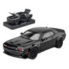 Dodge Challenger Hellcat Metal Escala 1:32 Luz Y Sonido Base.