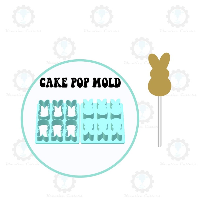 Bunny Cake Pop Mold | Deluxe Cutter, Popper, and Tray