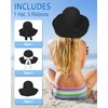 Sun Hats for Women, Oversize Large Straw Bucket Hat for