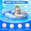 Mambobaby Baby Swim Float with Canopy & Tail Infant Pool