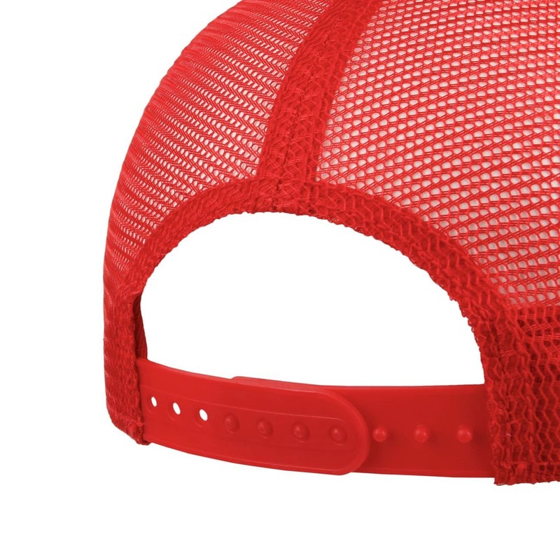 Stetson Since 1865 Trucker Cap Snapback Cotton Red One Size