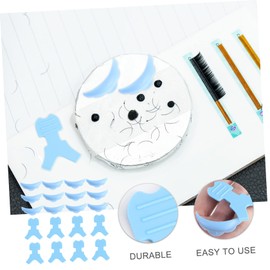 minkissy Sets Professional Eyelash Shield Pads Lash Extension Pad Set Lash Lift Brush Pairs