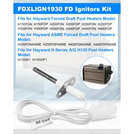 Nahntaipy FDXLIGN1930 FD Ignitor Replacement Kit, Fit for Hayward Universal H-Series Low Nox Pool Heater, Silicon Nitride Igniters