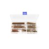 50pcs 1/4-20" Baby Bed Hardware Replacement Kit, Zinc Plated Hex
