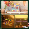 LED Note Board with Colors, Lighted Acrylic Dry Erase Board,