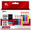 CanPick PGI-580XXL CLI-581XXL Printer Cartridges Compatible with Canon Printer Cartridges