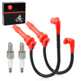 Moto1988 Spark plug & Wire Cap Compatible with Polaris RZR XP 4 S 900 1000 RS1 Turbo 2014-2023 4014296 4014295 4017695 4017694
