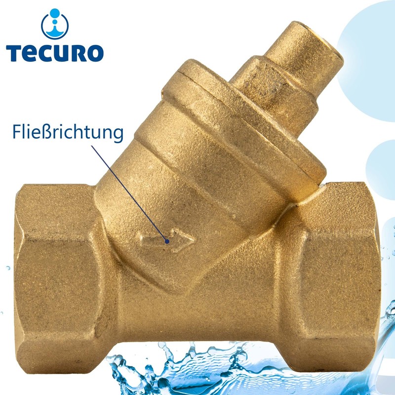 tecuro Angled Seat Check Valve Rp 1 1/4 (5/4) Inch