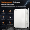 QILIPSU UL94-V0 Outdoor Electrical Box 16.4"x12.4"x7.1" Waterproof Junction Box Weatherproof