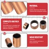 Hilitchi 50PCS 5 Sizes Sleeve Bearing Plain Bearings Wrapped Oil-Less