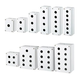 TIOYW Button switch waterproof box22mm elevator emergency stop self-locking start stop control box plastic electrical box industry(3hole 22mm)