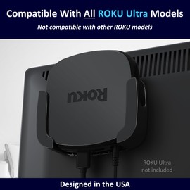 ReliaMount ReliaMount Holder for Roku Ultra (Compatible with All Roku Ultra Models)