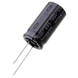 5x Electrolytic Capacitor rad. 560µF 100V 105°C ; UPJ2A561MHH ; 560uF