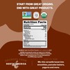FGO Organic Ground Brown Flaxseed Meal, 2 Pound / 32oz